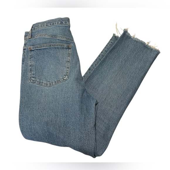 Curvy Super High Waisted Ripped Hem Slim Jeans size 4 R - Picture 10 of 10